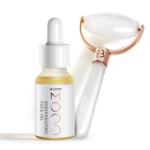 The Rejuvenating Duo: White Jade Facial Roller & Face Oil Set